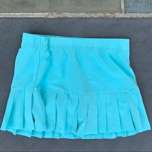 light blue athletic skort